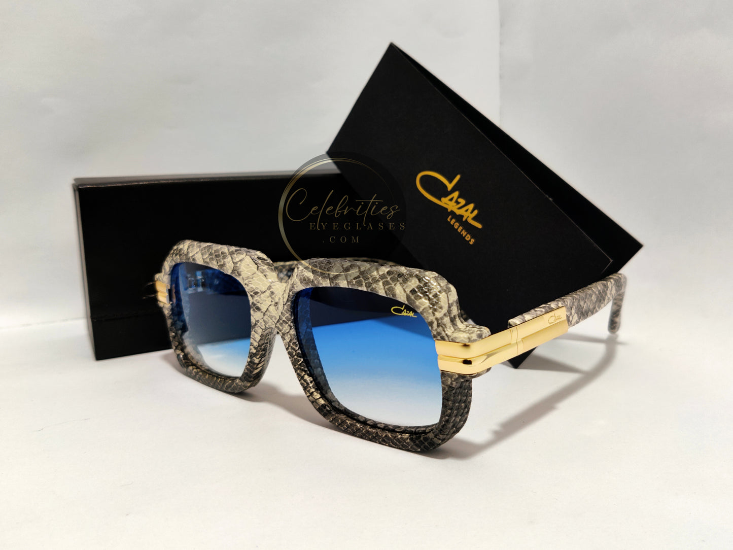 CazaI Sunglasses Grey Snake Skin Mod 607